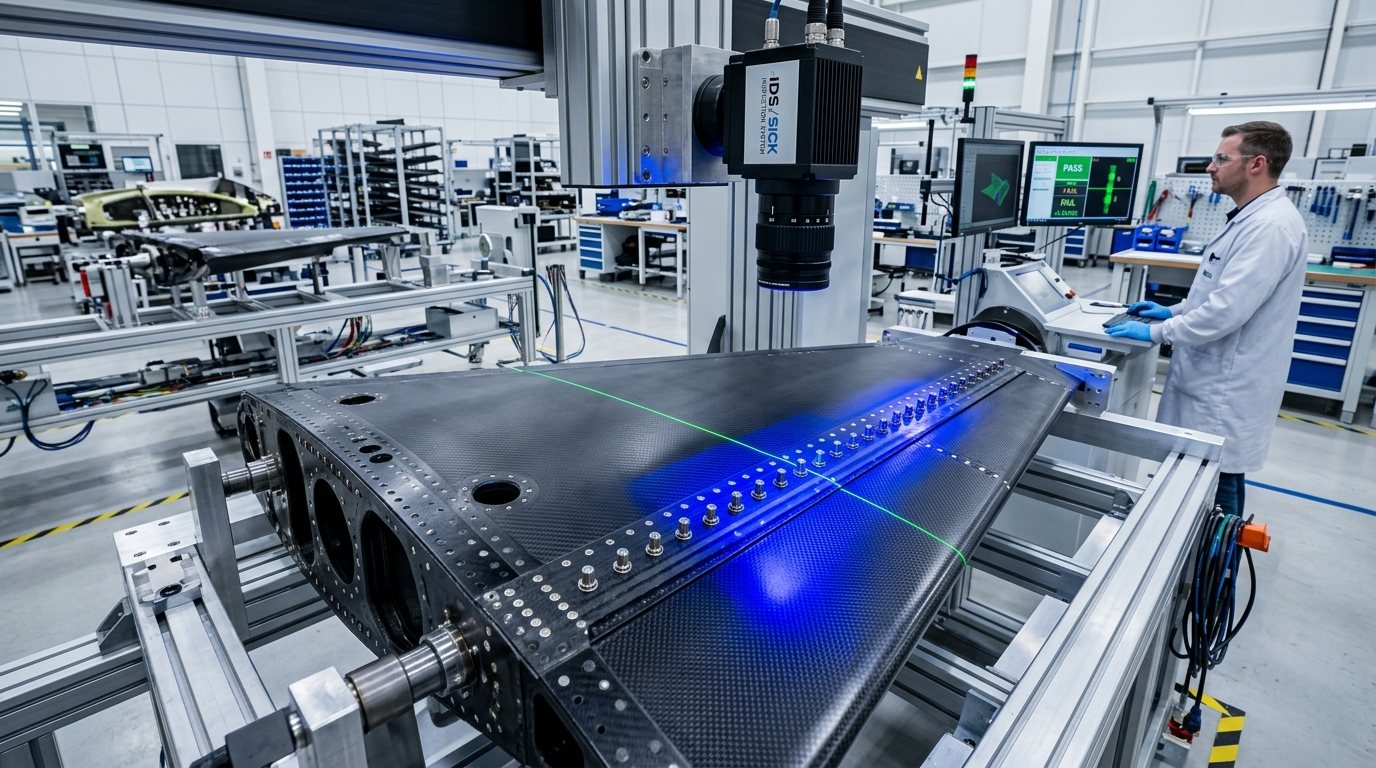 High-Precision 100% Visual Inspection for F-35 Aircraft Wing Components